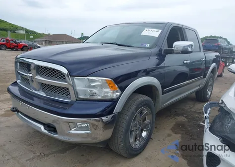 2012 Ram 1500 Laramie из США, поврежденный, VIN 1C6RD7NT5CS340171